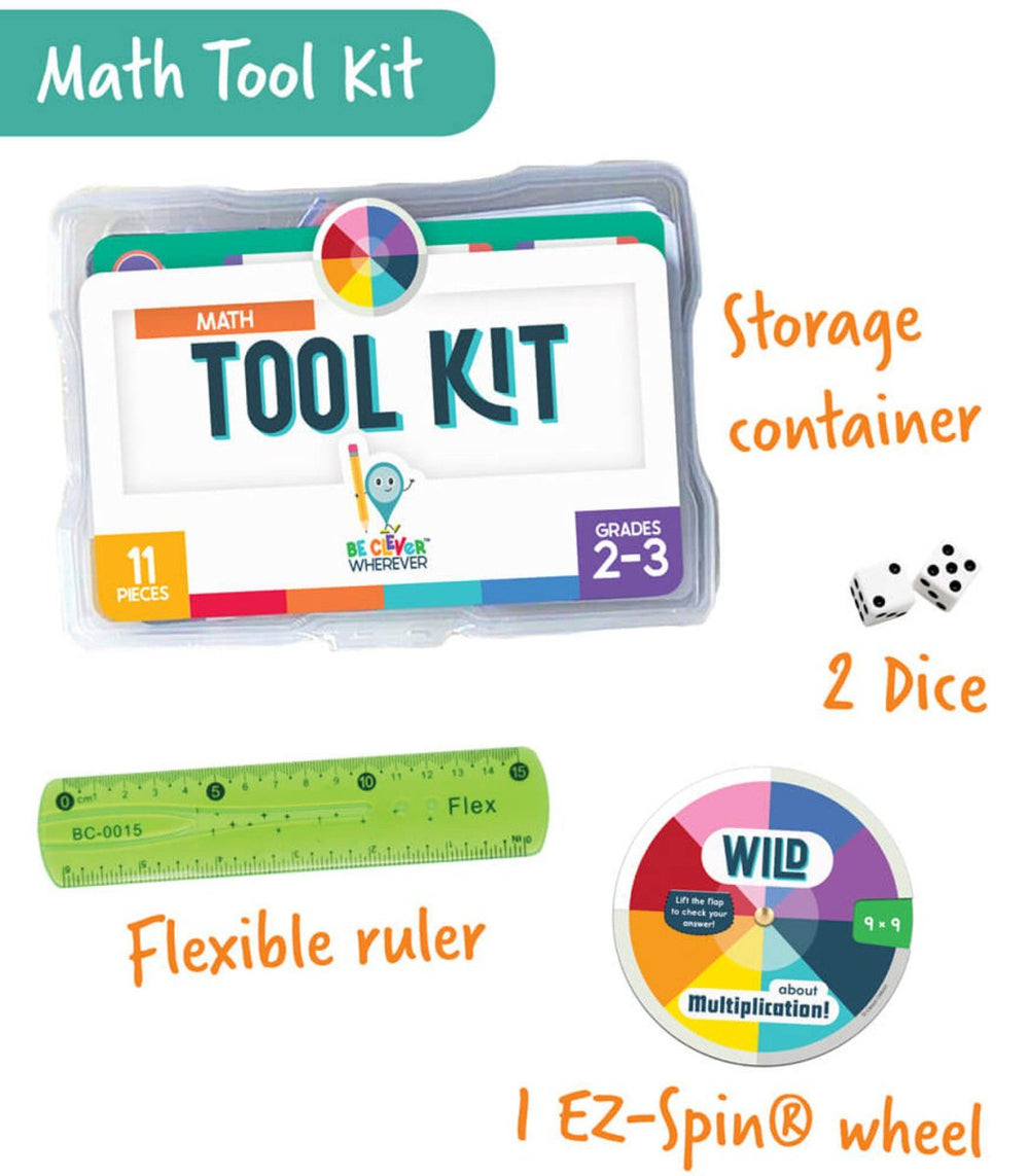 Math Tool Kit Manipulative Grade 2-3 Math 2–3-Math-Tools 4 Teaching-Classroom Decor and More