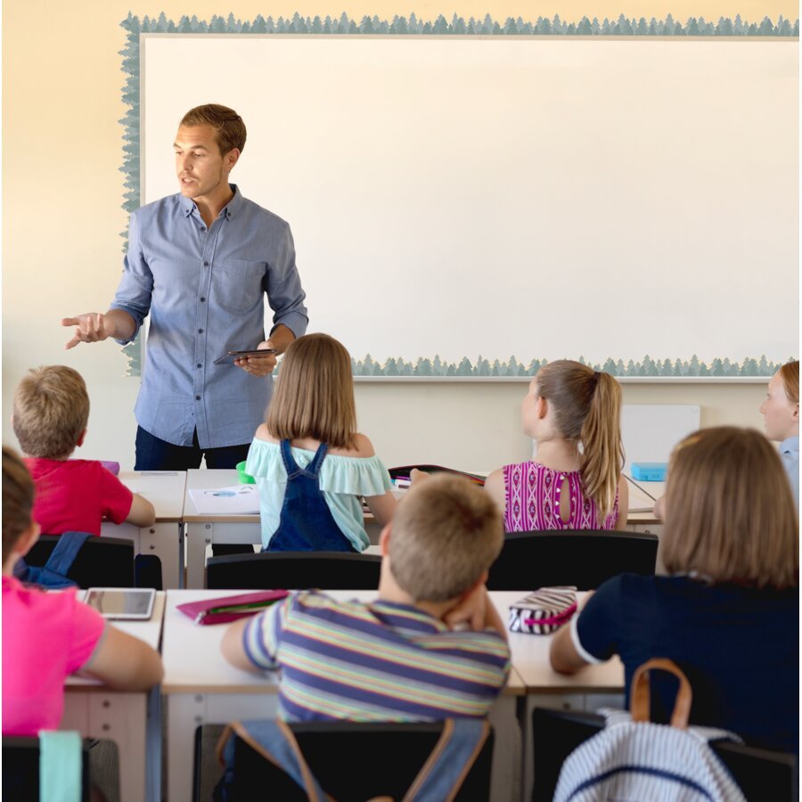 Moving Mountains Road Trip Trees Die-Cut Border Trim-Borders-Tools 4 Teaching-Classroom Decor and More