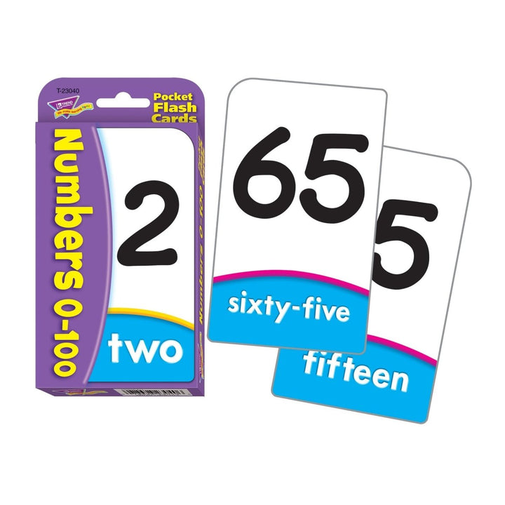 Numbers 0-100 Pocket Flash Cards-Flashcards-Tools 4 Teaching-Classroom Decor and More
