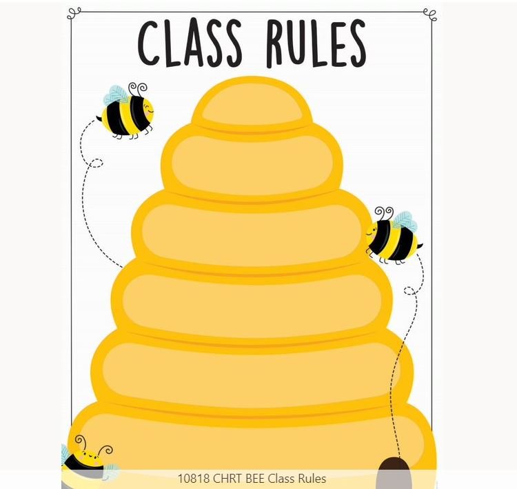 Busy Bees Class Rules Chart-Charts-Tools 4 Teaching-Classroom Decor and More