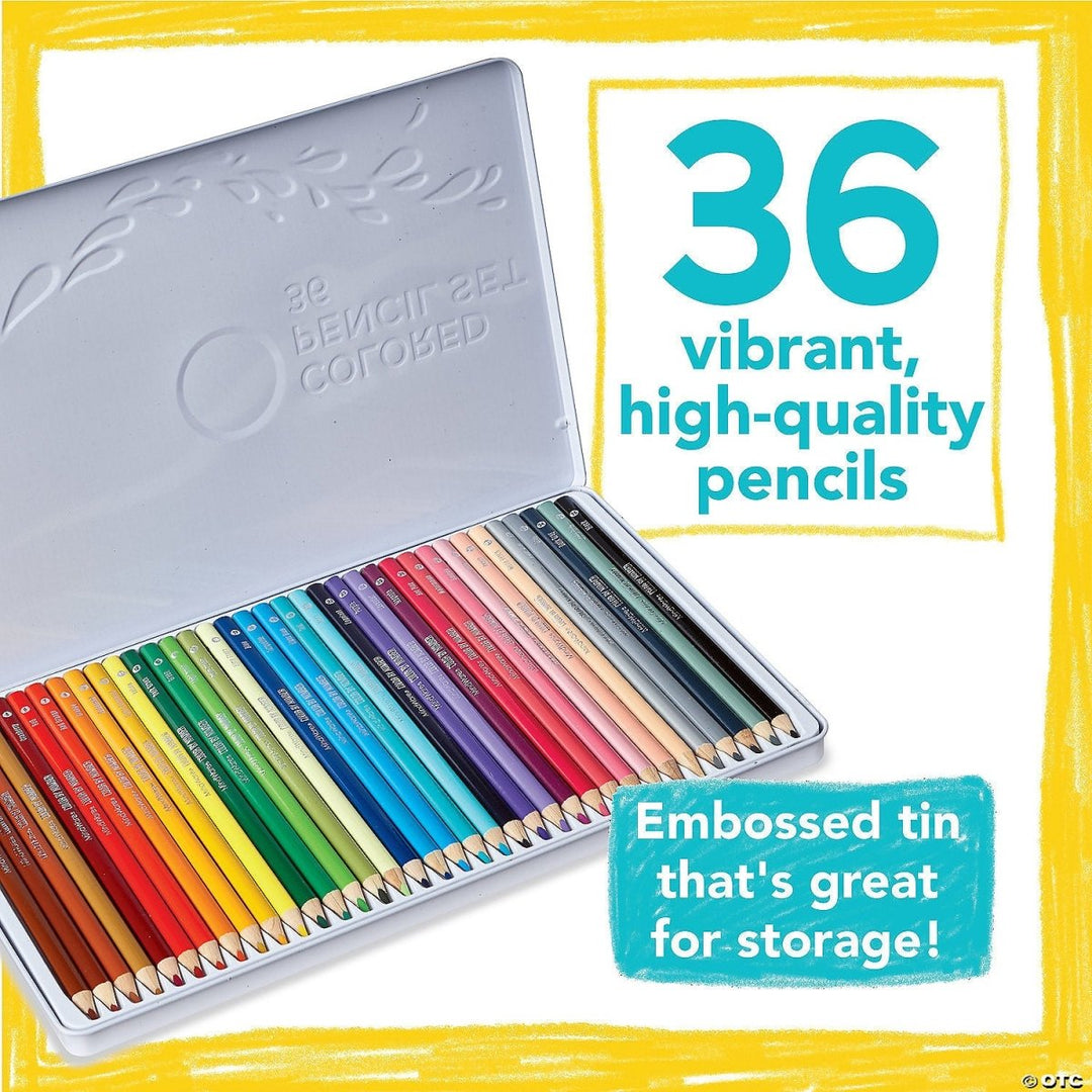 Color By Number: Set of 36 Colored Pencils in a Tin-Subjects - Books - Activity Books-Tools 4 Teaching-Classroom Decor and More