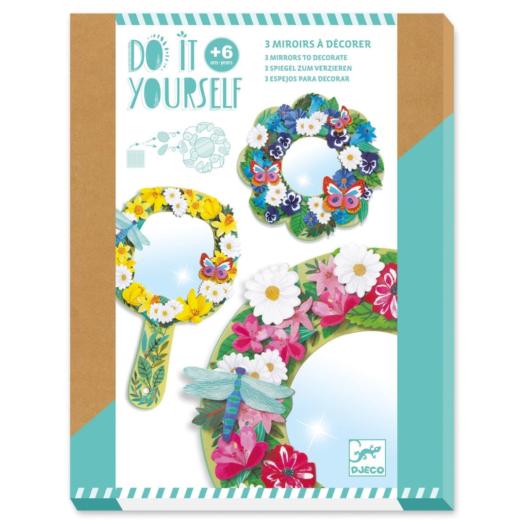 *Pretty Flower DIY Mirrors Craft Kit-Craft Activity-Tools 4 Teaching-Classroom Decor and More