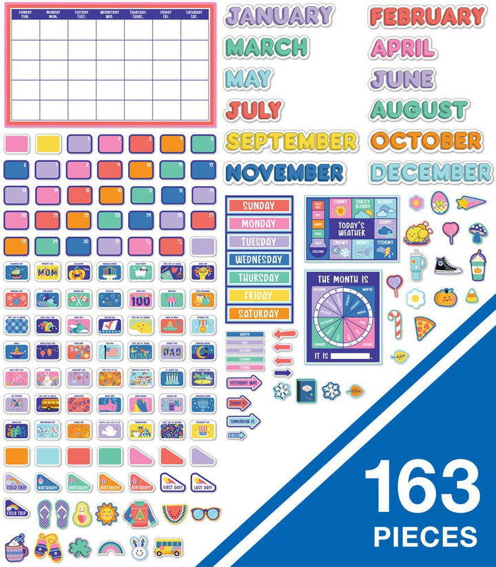 *We Stick Together Calendar Bulletin Board Set-Bulletin Board Sets-Tools 4 Teaching-Classroom Decor and More
