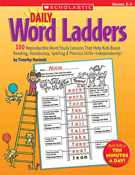Daily Word Ladders-Vocabulary Books-Tools 4 Teaching-Classroom Decor and More
