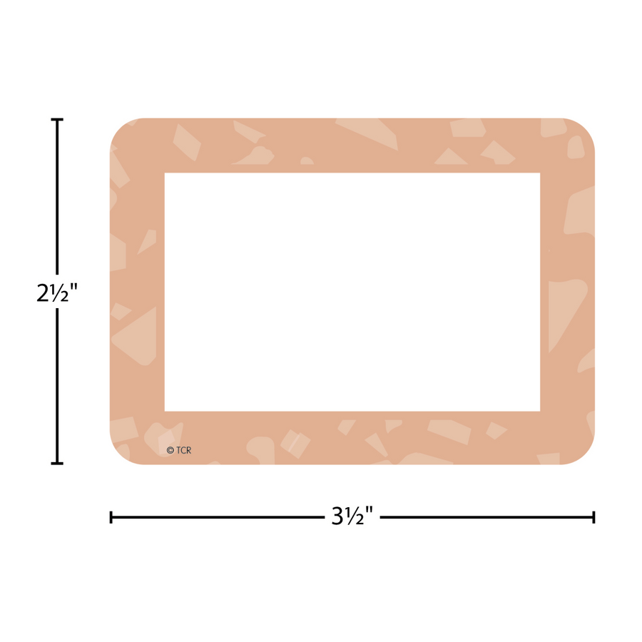 Terrazzo Tones Name Tags/Labels - Multi-Pack-Nameplates &amp; Name Tags-Tools 4 Teaching-Classroom Decor and More