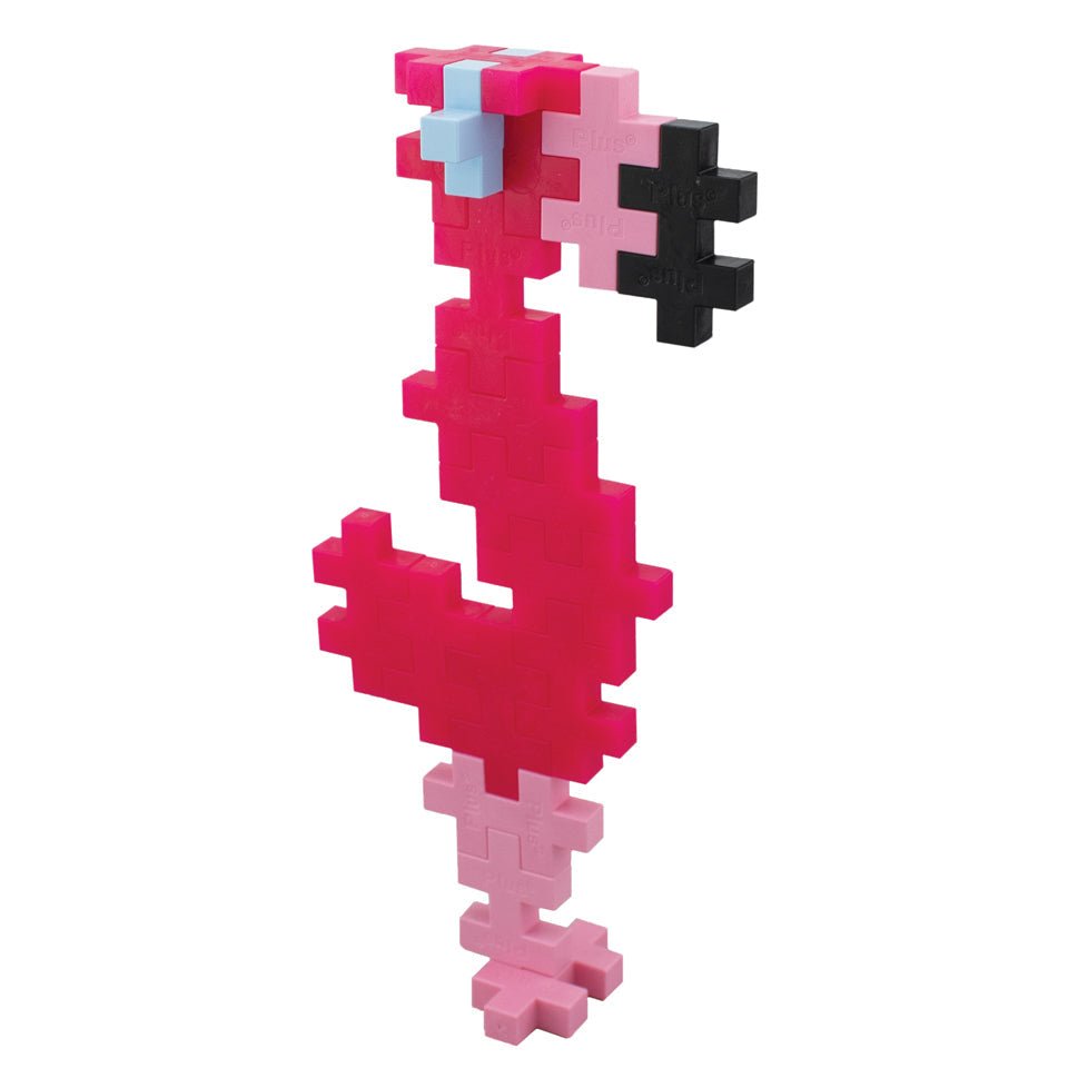 PLUS PLUS® BIG 15 PC Tube - Flamingo-Plus Plus-Tools 4 Teaching-Classroom Decor and More