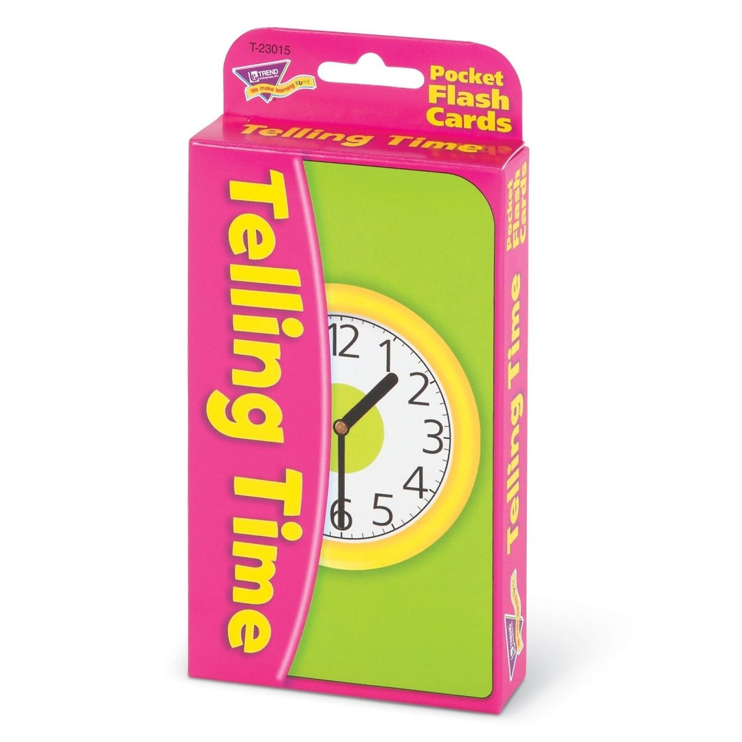 Telling Time Pocket Flash Cards-Flashcards-Tools 4 Teaching-Classroom Decor and More
