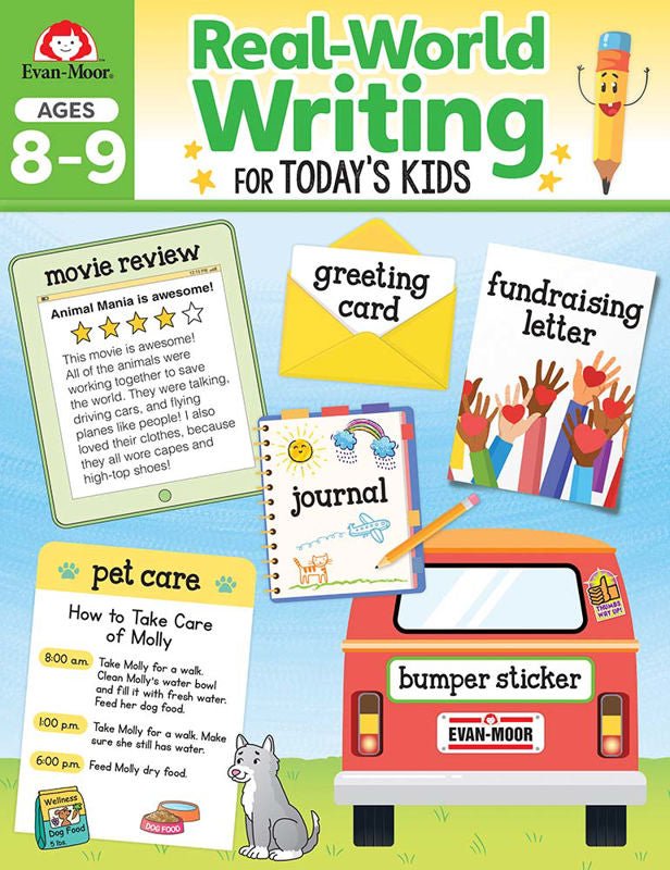 Real-World Writing for Today's Kids, Ages 8-9-ELA Books-Tools 4 Teaching-Classroom Decor and More
