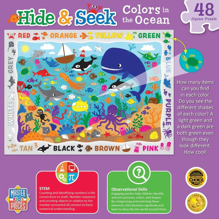Hide and Seek Colors in the Ocean - Tools 4 Teaching