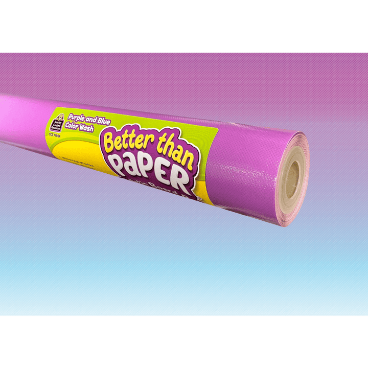 Better Than Paper® Bulletin Board Roll: Purple and Blue Color Wash-Bulletin Board Paper - Better Than Paper-Tools 4 Teaching-Classroom Decor and More