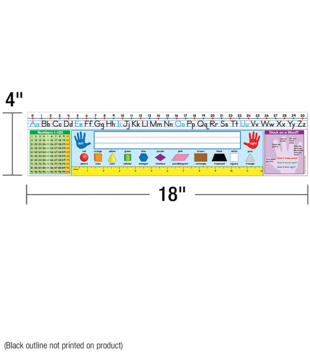 Traditional Manuscript Quick Stick Nameplates Grade 1-2-Nameplates & Name Tags-Tools 4 Teaching-Classroom Decor and More
