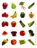Fruits & Vegetables (photos) Stickers-Stickers-Tools 4 Teaching-Classroom Decor and More