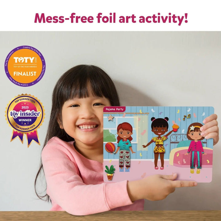 Foil Fun: Dress up! | No Mess Art Kit (ages 4-9)-Craft Activity-Tools 4 Teaching-Classroom Decor and More