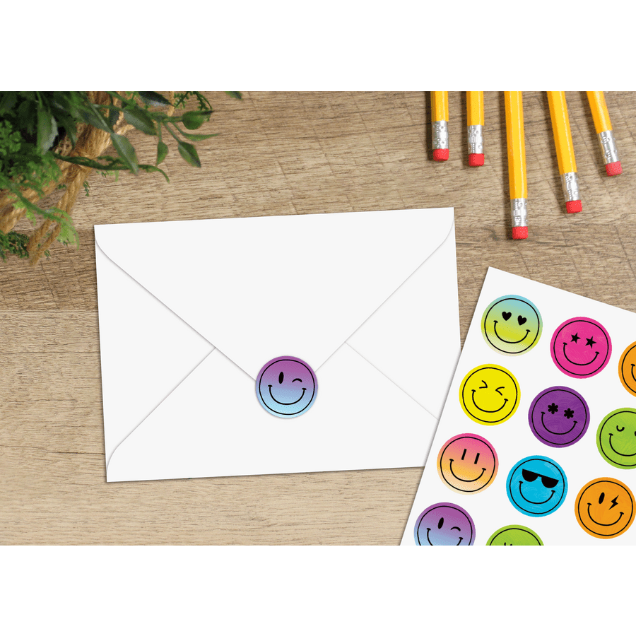 Brights 4Ever Smiley Faces Stickers-Stickers-Tools 4 Teaching-Classroom Decor and More
