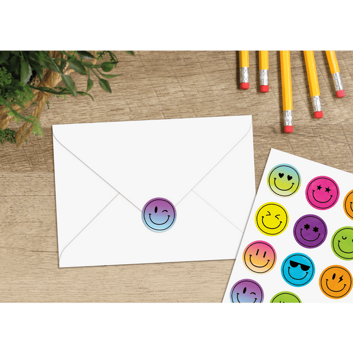 Brights 4Ever Smiley Faces Stickers-Stickers-Tools 4 Teaching-Classroom Decor and More