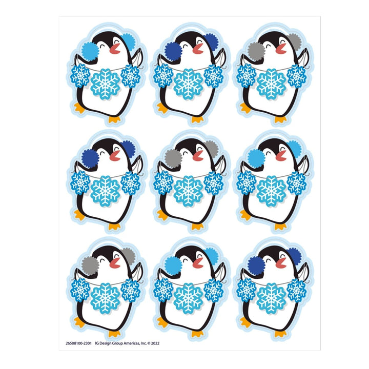Winter Penguin Stickers Giant-Tools 4 Teaching-Classroom Decor and More