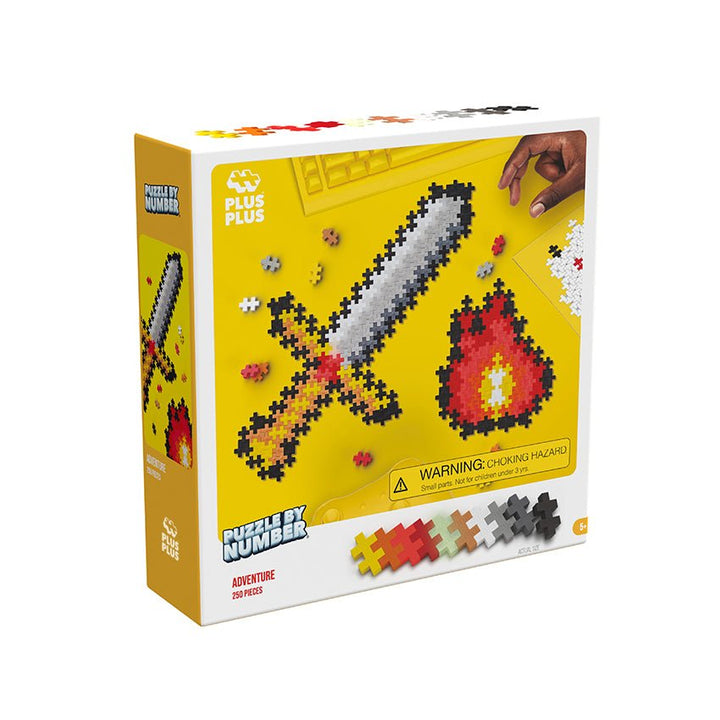 PLUS PLUS® Puzzle by Number® - 250 PC - Adventure-Plus Plus-Tools 4 Teaching-Classroom Decor and More