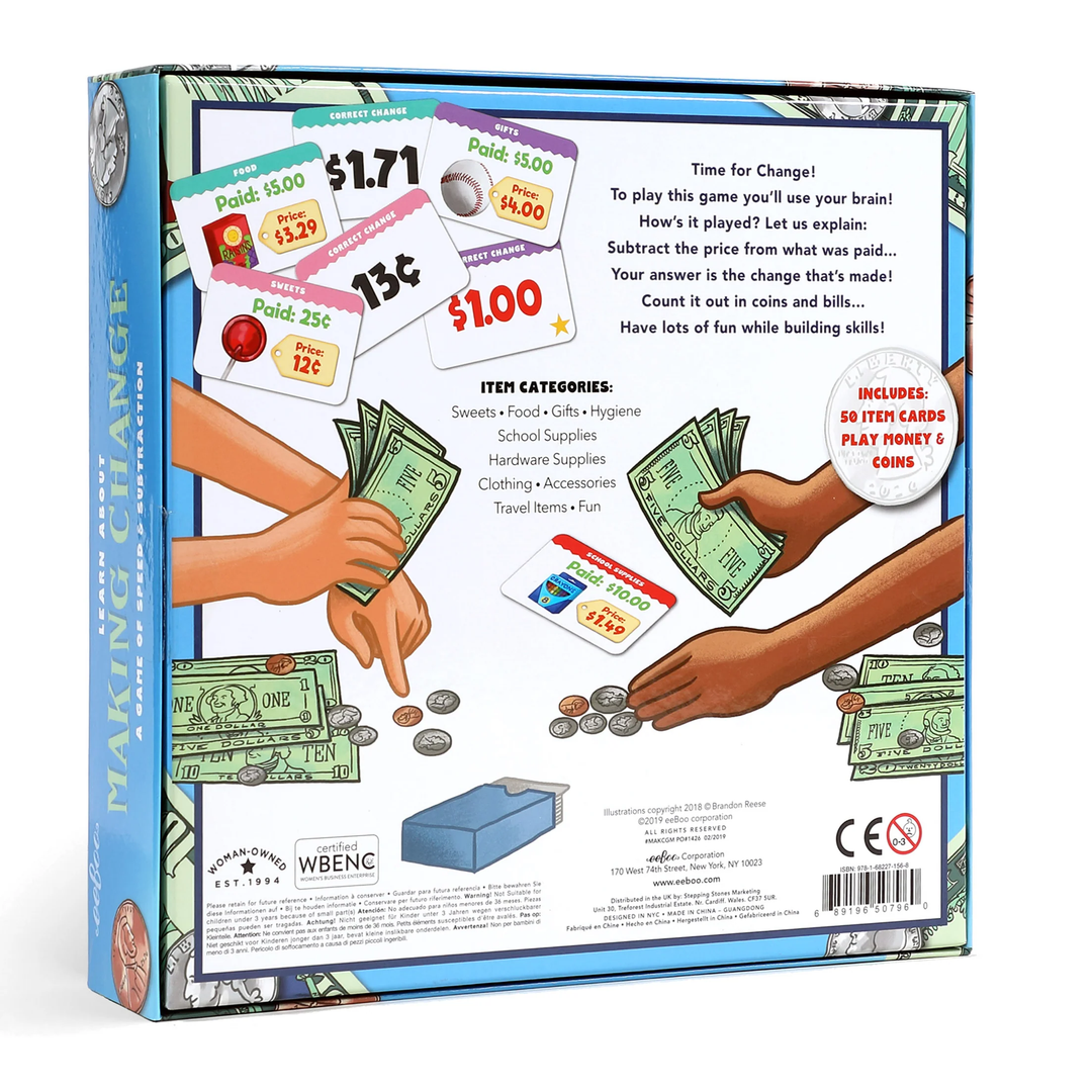 Making Change Game-Time &amp; Money-Tools 4 Teaching-Classroom Decor and More