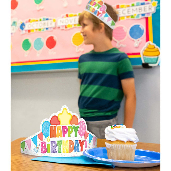 Classroom Happy Birthday Crowns Grade PK-2-Birthday-Tools 4 Teaching-Classroom Decor and More
