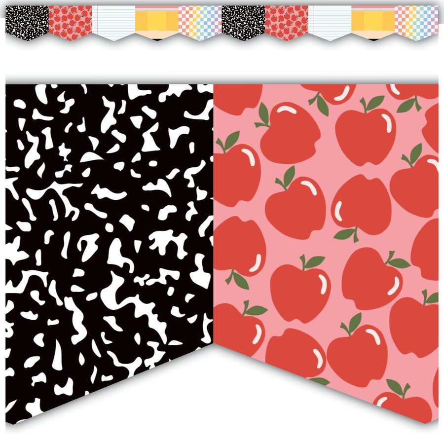 Cool for School Die-Cut Border Trim-Borders-Tools 4 Teaching-Classroom Decor and More