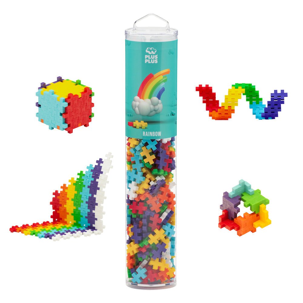 PLUS PLUS® Tube - 240 PC - Open Play Mix - Rainbow Mix-Plus Plus-Tools 4 Teaching-Classroom Decor and More