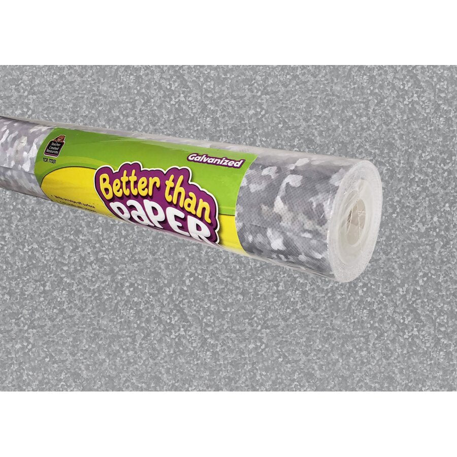 *Better Than Paper® Bulletin Board Roll: Galvanized Metal-Bulletin Board Paper - Better Than Paper-Tools 4 Teaching-Classroom Decor and More