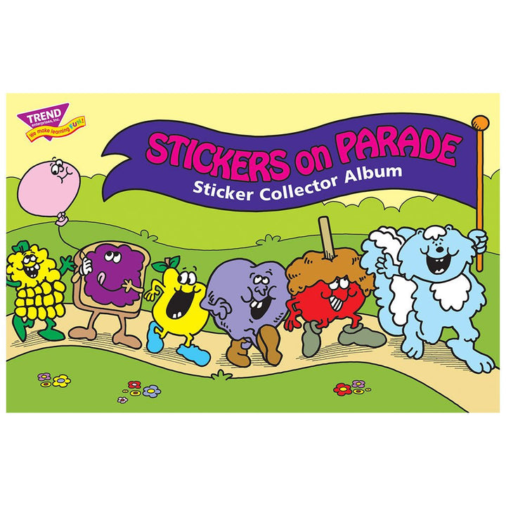 Stickers on Parade Sticker Collector Album (stickers sold separately)-Stickers-Tools 4 Teaching-Classroom Decor and More