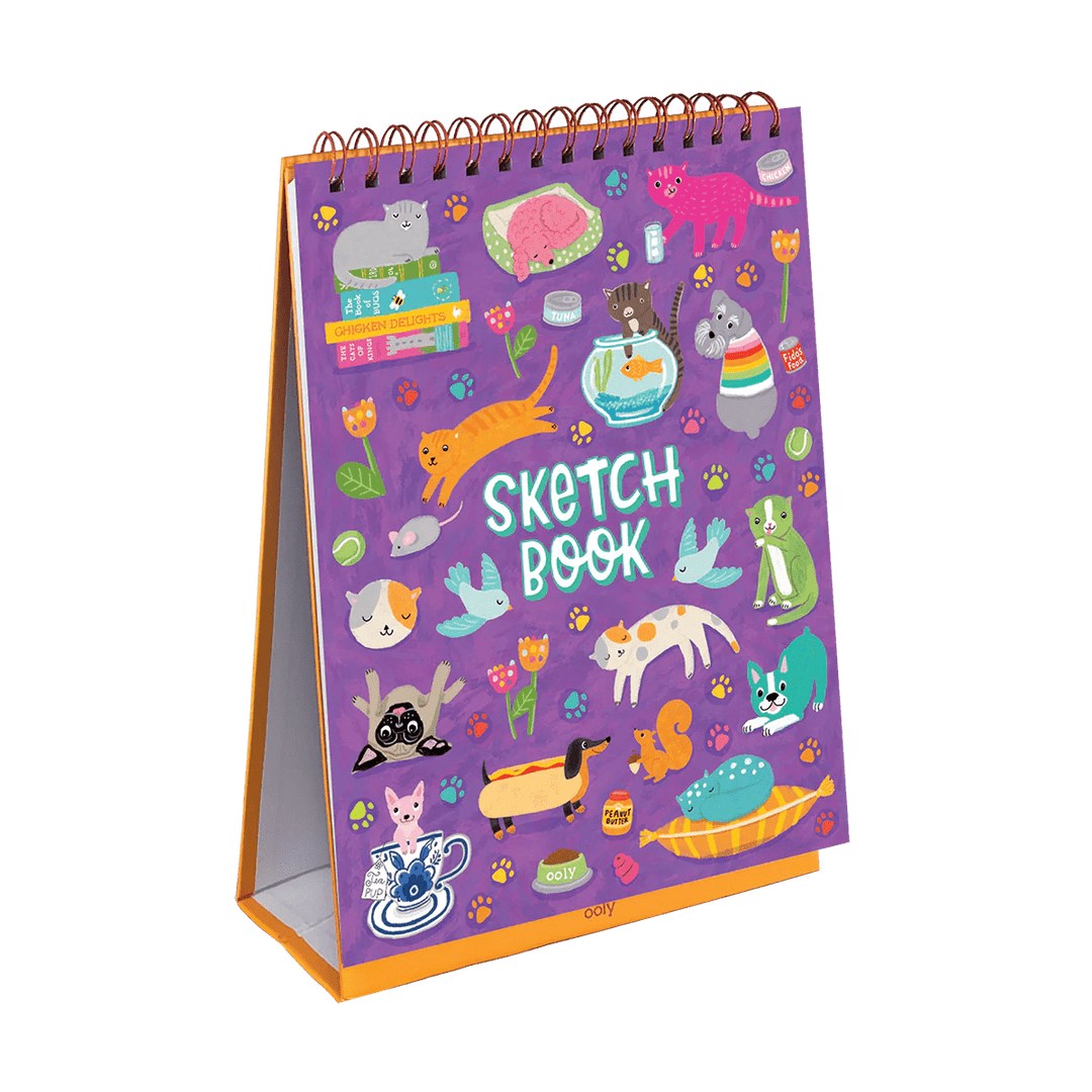 Sketch & Show Standing Sketchbook - Pets at Play-Arts & Crafts-Tools 4 Teaching-Classroom Decor and More