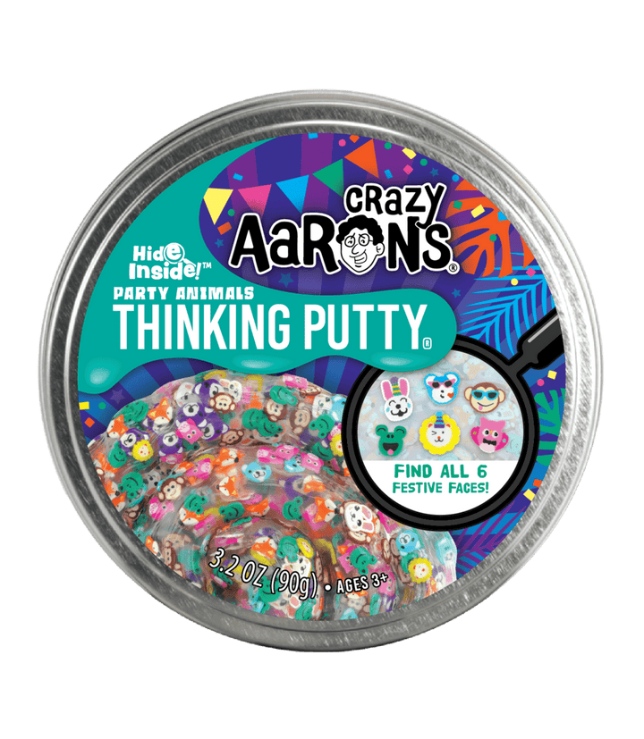 Crazy Aaron's® - Hide Inside!™ Party Animals Thinking Putty®-Thinking Putty-Tools 4 Teaching-Classroom Decor and More