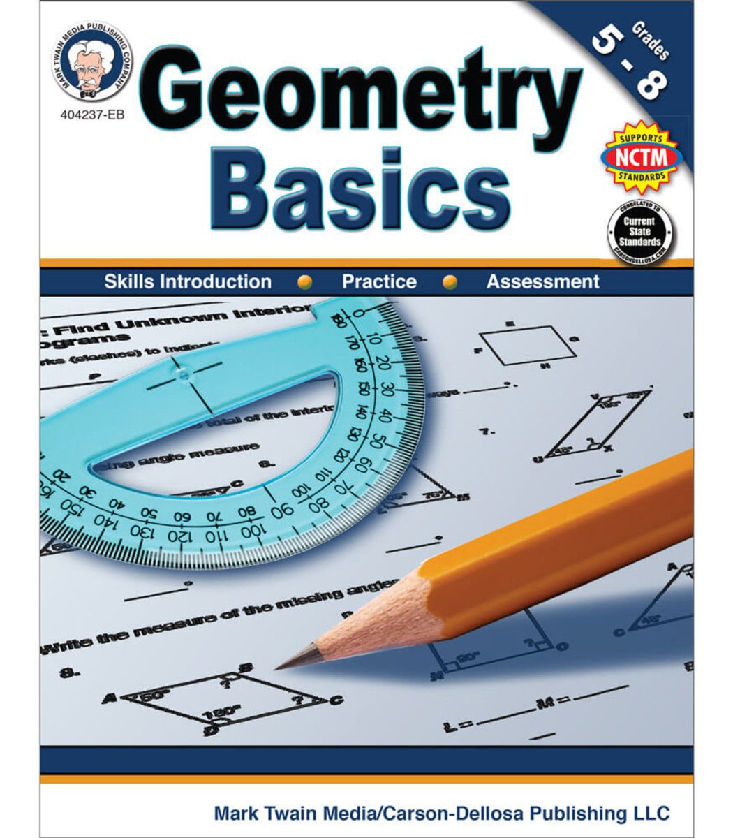 Geometry Basics Resource Book Grade 5-8 Paperback-Math Books-Tools 4 Teaching-Classroom Decor and More