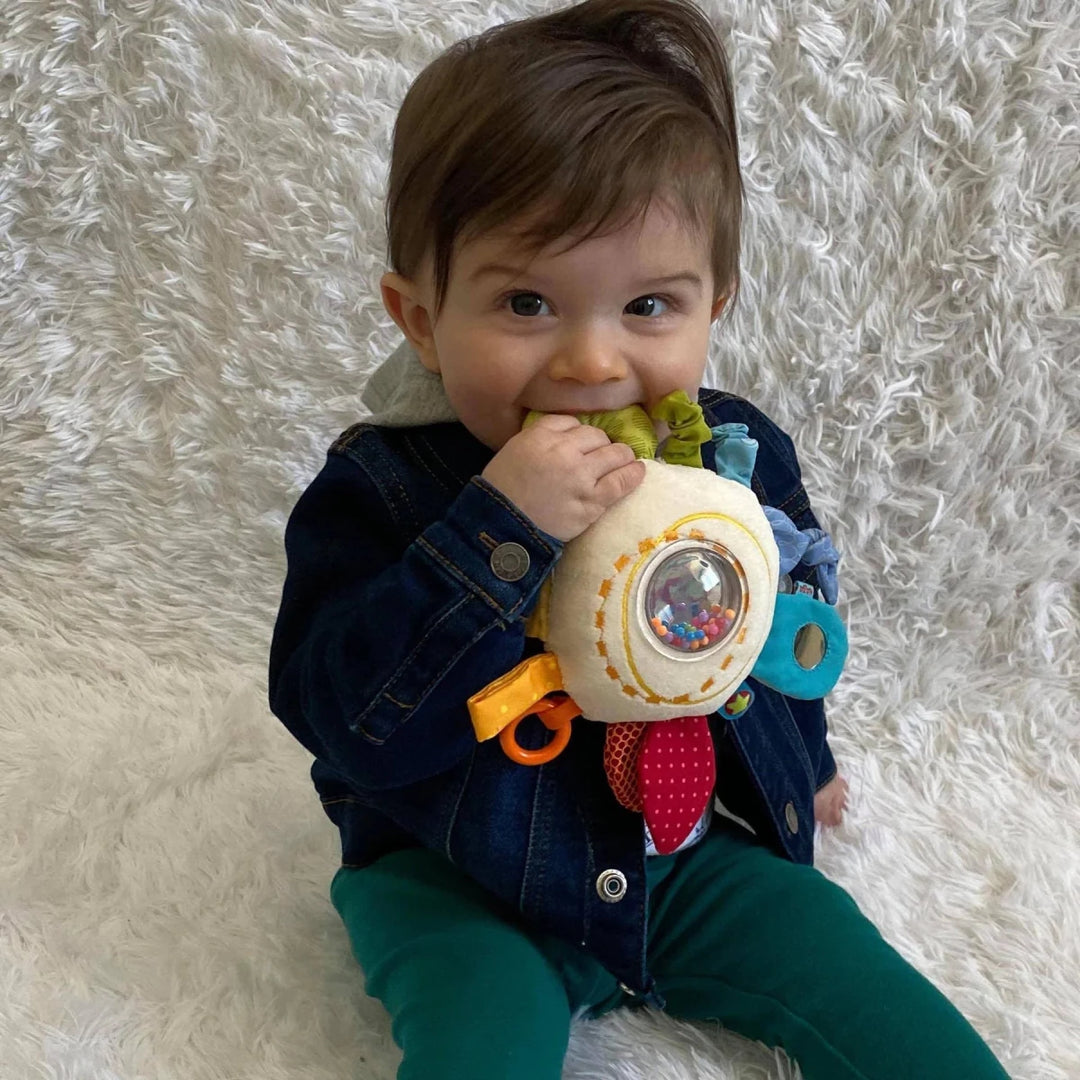 Rainbow Round Teether Cuddly - Tools 4 Teaching