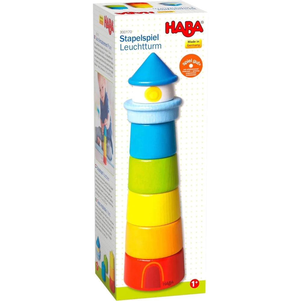 Lighthouse Wooden Rainbow Stacker - Tools 4 Teaching