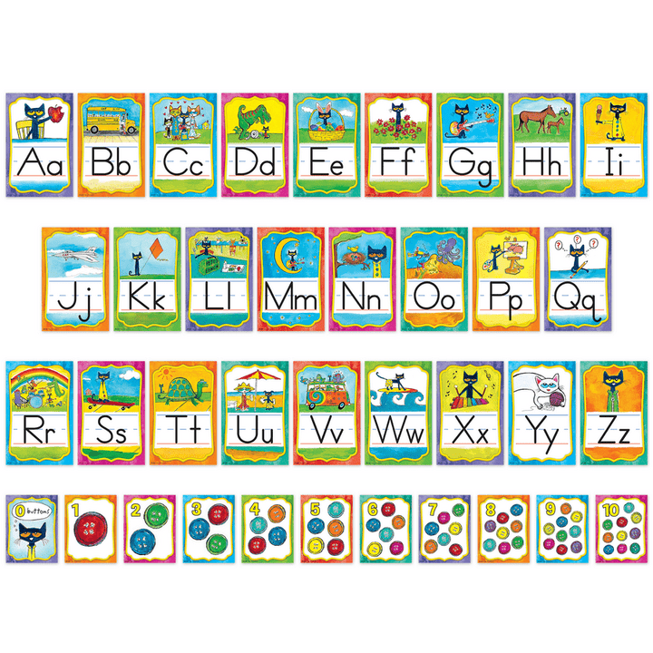 Pete the Cat Alphabet Bulletin Board Set-Bulletin Board Sets-Tools 4 Teaching-Classroom Decor and More