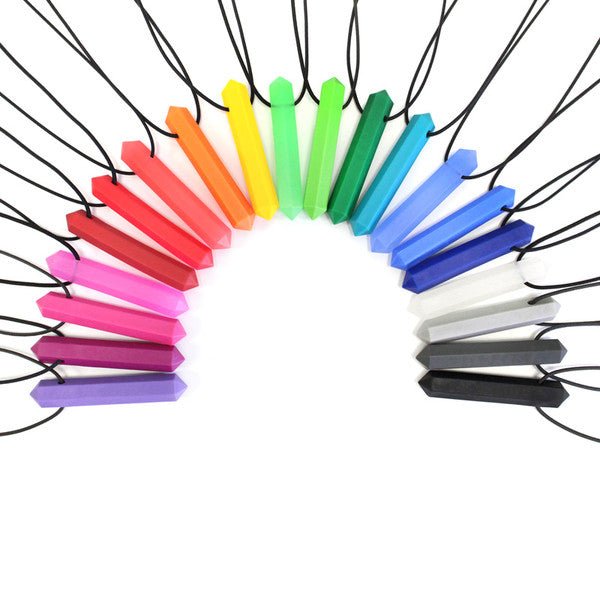 Ark's Krypto-Bite® Chewable Gem Necklace - Red, Standard-Sensory Play-Tools 4 Teaching-Classroom Decor and More