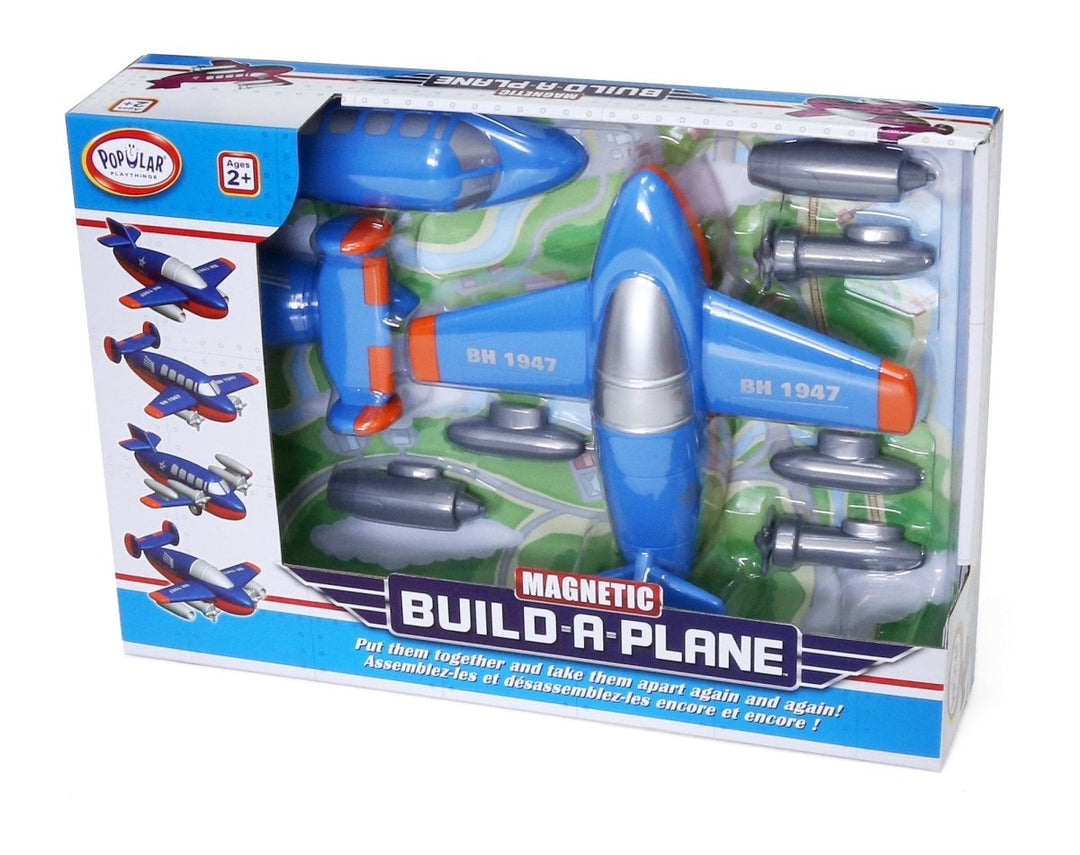 Magnetic Build-A-Plane (Assorted Colors)-Vehicles & Construction-Tools 4 Teaching-Classroom Decor and More