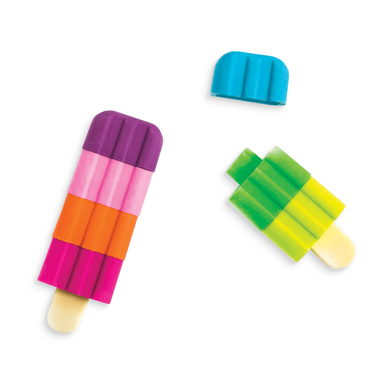 Icy Pops Scented Puzzle Erasers-Arts & Crafts-Tools 4 Teaching-Classroom Decor and More