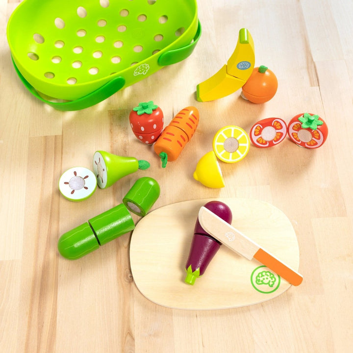 Pretendables Fruit & Veggie Basket-Play Food-Tools 4 Teaching-Classroom Decor and More