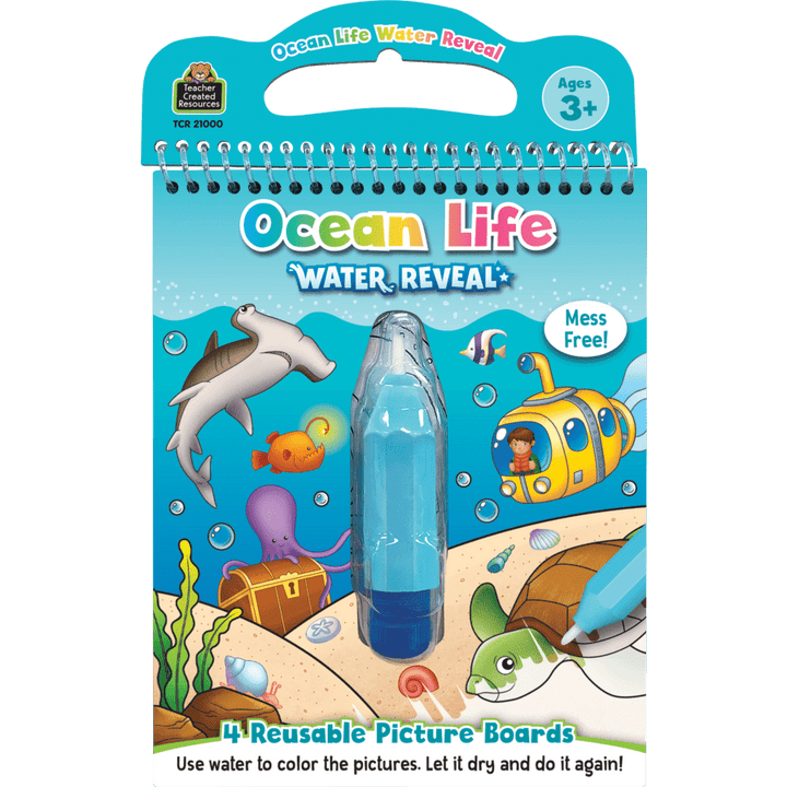 Ocean Life Water Reveal-Activity Pads-Tools 4 Teaching-Classroom Decor and More
