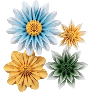 Floral Sunshine Paper Flowers-Accents-Tools 4 Teaching-Classroom Decor and More