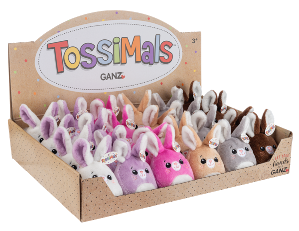 3" Bunny Tossimals (Assorted/ One Unit Per Sale)