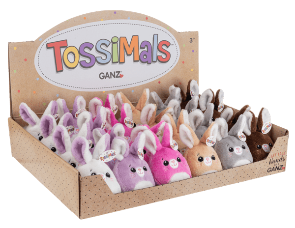 3" Bunny Tossimals (Assorted/ One Unit Per Sale)