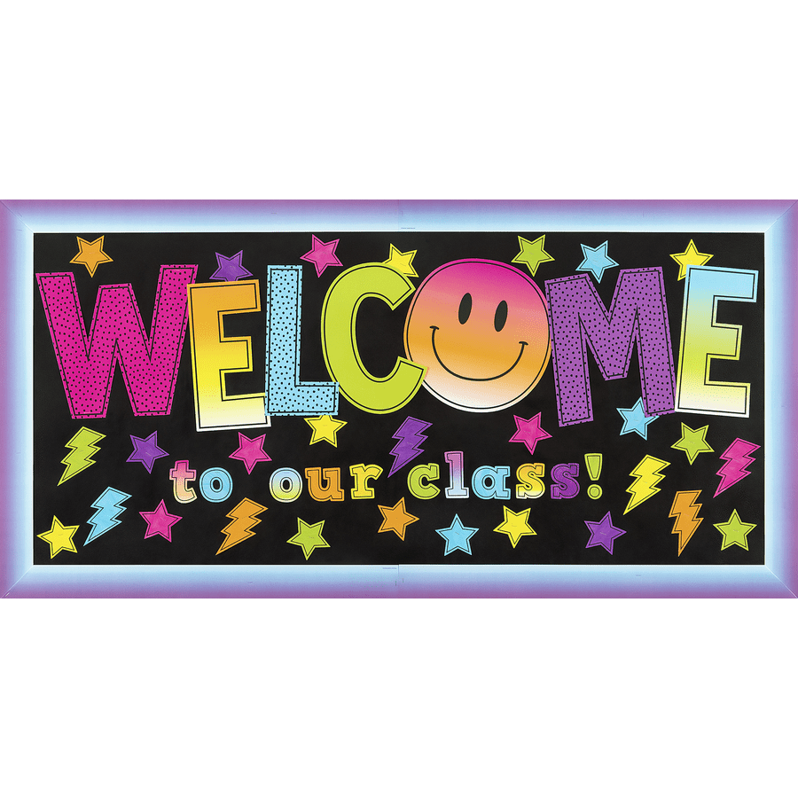 Brights 4Ever Welcome Bulletin Board-Bulletin Board Sets-Tools 4 Teaching-Classroom Decor and More