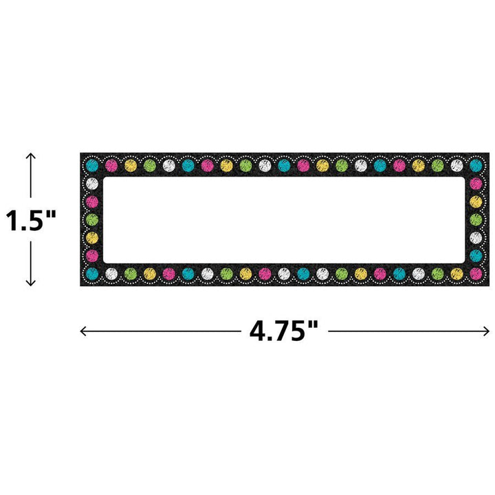 Chalkboard Brights Labels Magnetic Accents-Magnetic-Tools 4 Teaching-Classroom Decor and More