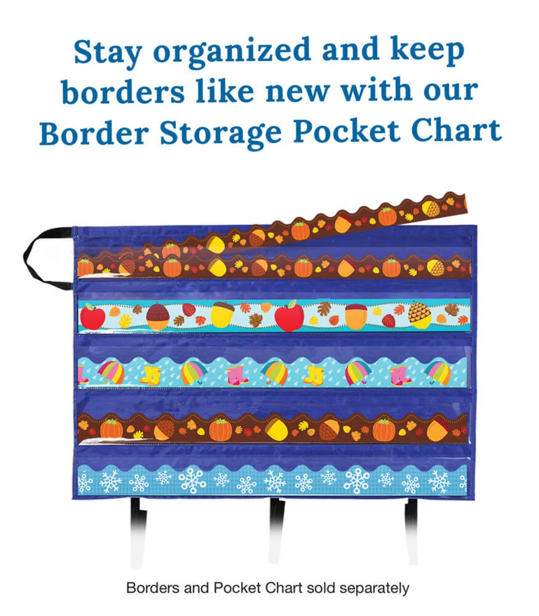 *Acorns & Pumpkins Scalloped Bulletin Board Borders-Tools 4 Teaching-Classroom Decor and More