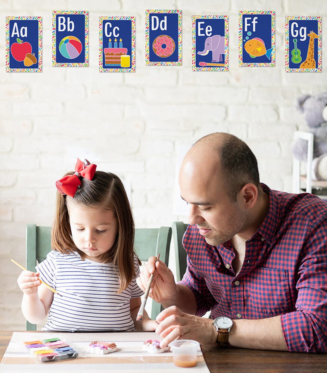 Alphabet Cards Mini Poster Set, Grade PK-2-Posters-Tools 4 Teaching-Classroom Decor and More