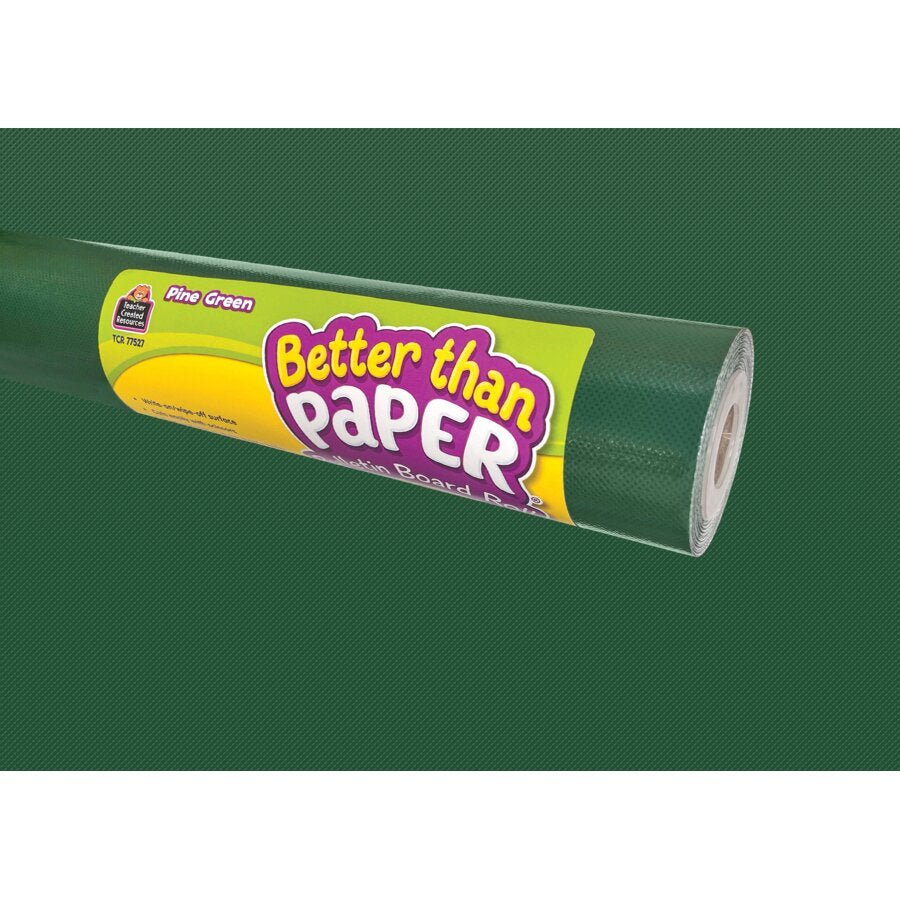 Better Than Paper® Bulletin Board Roll: Pine Green-Bulletin Board Paper - Better Than Paper-Tools 4 Teaching-Classroom Decor and More