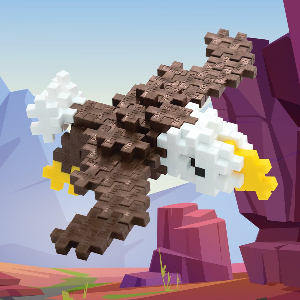 PLUS PLUS® Tube - 70 PC - Bald Eagle-Plus Plus-Tools 4 Teaching-Classroom Decor and More