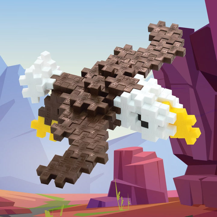 PLUS PLUS® Tube - 70 PC - Bald Eagle-Plus Plus-Tools 4 Teaching-Classroom Decor and More