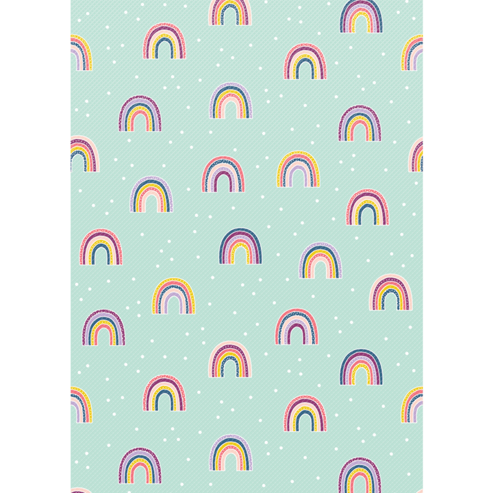 Better Than Paper® Bulletin Board Roll: Oh Happy Day Rainbows-Bulletin Board Paper - Better Than Paper-Tools 4 Teaching-Classroom Decor and More