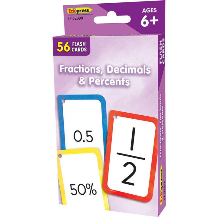 Fractions, Decimals & Percents Flash Cards-Flashcards-Tools 4 Teaching-Classroom Decor and More